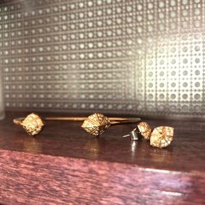 Stella & Dot Earrings and Cuff Set